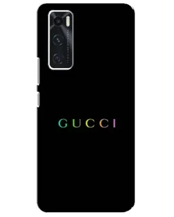 Чохол для Vivo V20 se з картинкою «Gucci — неоновий мінімалізм»
