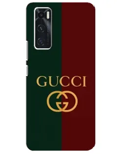 Чохол для Vivo V20 se з картинкою «Gucci — темно-зелений градієнт»