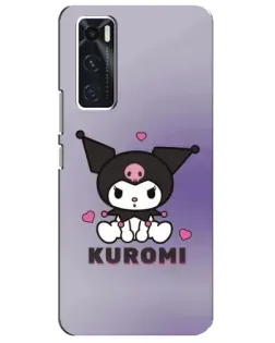 Чехол для Vivo V20 se с картинкой «Kuromi — фиолетовый арт» Чехол для Vivo V20 se с картинкой «Kuromi — фиолетовый арт»