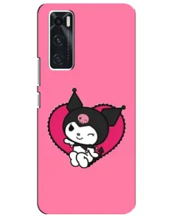 Чехол для Vivo V20 se с картинкой «Kuromi — любовь в сердце» Чехол для Vivo V20 se с картинкой «Kuromi — любовь в сердце»