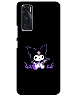 Чехол для Vivo V20 se с картинкой «Электрическая Kuromi» Чехол для Vivo V20 se с картинкой «Электрическая Kuromi»