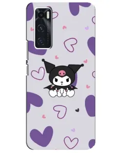 Чехол для Vivo V20 se с картинкой «Kuromi и лавандовые сердца» Чехол для Vivo V20 se с картинкой «Kuromi и лавандовые сердца»