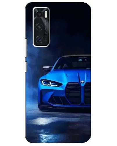 Чехол для Vivo V20 se с картинкой «Голубая BMW M4» Чехол для Vivo V20 se с картинкой «Голубая BMW M4»