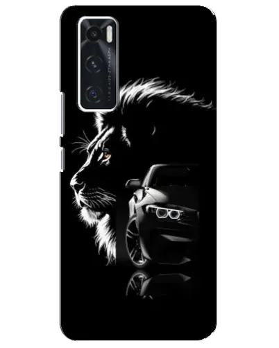 Чехол для Vivo V20 se с картинкой «BMW и лев» Чехол для Vivo V20 se с картинкой «BMW и лев»