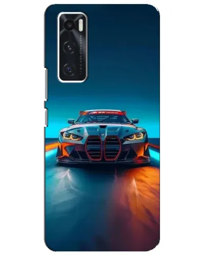 Чехол для Vivo V20 se с картинкой «BMW — огни неона» Чехол для Vivo V20 se с картинкой «BMW — огни неона»
