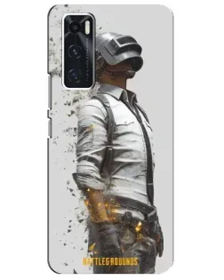Чохол для Vivo V20 se з картинкою «PUBG — боєць у пилу»