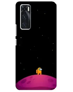 Чехол для Vivo V20 se с картинкой «Одинокий герой на планете» Чехол для Vivo V20 se с картинкой «Одинокий герой на планете»