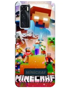 Чехол для Vivo V20 se с картинкой «Minecraft герои игры» Чехол для Vivo V20 se с картинкой «Minecraft герои игры»