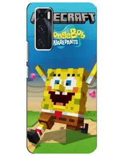 Чохол для Vivo V20 se з картинкою «Губка Боб Minecraft» Чохол для Vivo V20 se з картинкою «Губка Боб Minecraft»