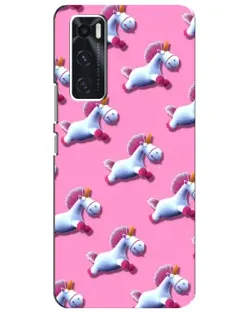 Чехол для Vivo V20 se с картинкой «Единороги на розовом» Чехол для Vivo V20 se с картинкой «Единороги на розовом»