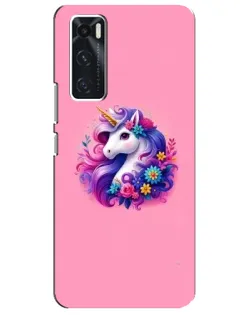 Чехол для Vivo V20 se с картинкой «Сказочный единорог»