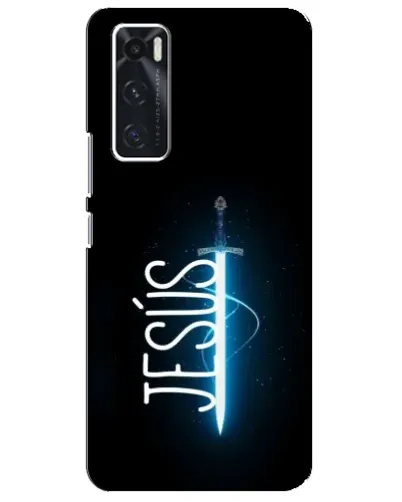 Чехол для Vivo V20 se с картинкой «Меч Духа Jesus»
