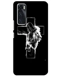 Чохол для Vivo V20 se з картинкою «Сяючий хрест Jesus»