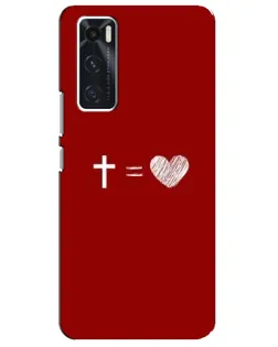 Чохол для Vivo V20 se з картинкою «Рівняння любові»
