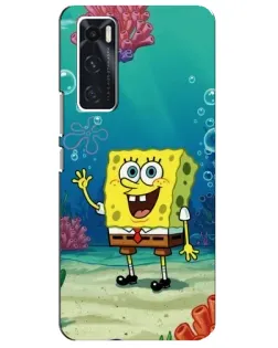 Чехол для Vivo V20 se с картинкой «Подводный привет»