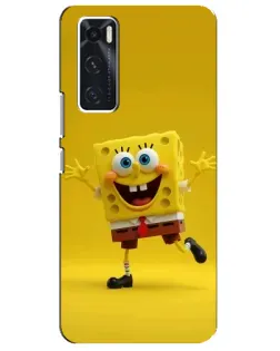 Чехол для Vivo V20 se с картинкой «Позитивный Губка Боб»