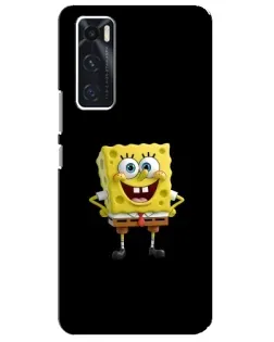 Чехол для Vivo V20 se с картинкой «Классический Губка Боб»