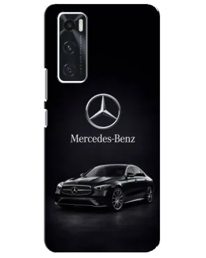 Чехол для Vivo V20 se с картинкой «Mercedes — решетка радиатора»