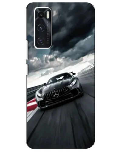 Чехол для Vivo V20 se с картинкой «Гоночный Mercedes AMG»