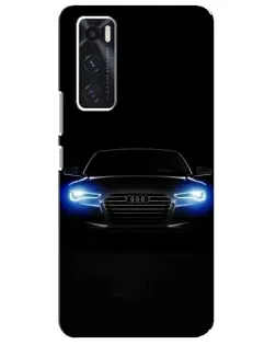 Чехол для Vivo V20 se с картинкой «Audi в неоне» Чехол для Vivo V20 se с картинкой «Audi в неоне»