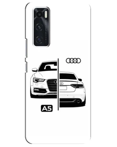 Чехол для Vivo V20 se с картинкой «Audi — контрастный дизайн»