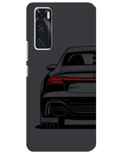 Чехол для Vivo V20 se с картинкой «Задняя часть Audi — арт» Чехол для Vivo V20 se с картинкой «Задняя часть Audi — арт»