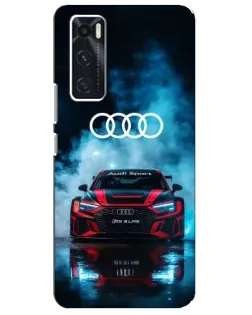 Чехол для Vivo V20 se с картинкой «Audi Sport — неон» Чехол для Vivo V20 se с картинкой «Audi Sport — неон»