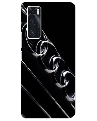 Чехол для Vivo V20 se с картинкой «Audi — абстрактные кольца»