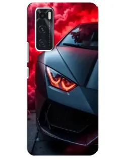 Чехол для Vivo V20 se с картинкой «Lamborghini красное сияние» Чехол для Vivo V20 se с картинкой «Lamborghini красное сияние»
