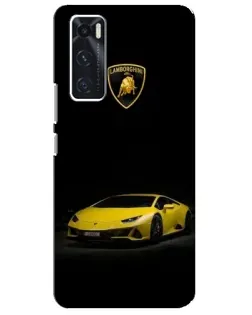 Чехол для Vivo V20 se с картинкой «Lamborghini желтый акцент» Чехол для Vivo V20 se с картинкой «Lamborghini желтый акцент»