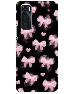 Чехол для Vivo V20 se с картинкой «Геометрия банта»