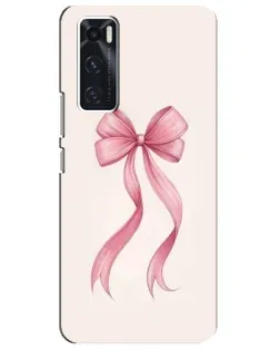Чехол для Vivo V20 se с картинкой «Розовый бант»