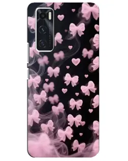 Чехол для Vivo V20 se с картинкой «Неоновое кружево»