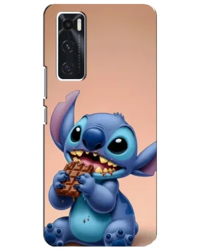 Чохол для Vivo V20 se з картинкою «Стіч їсть шоколад»