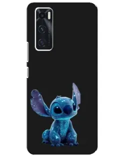 Чехол для Vivo V20 se с картинкой «Стич на черном»