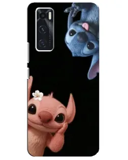 Чехол для Vivo V20 se с картинкой «Фиолетовый туман роз»