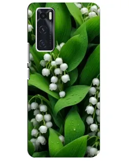 Чехол для Vivo V20 se с картинкой «Ландыши в зелени»