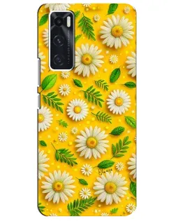 Чехол для Vivo V20 se с картинкой «Ромашковое солнце»