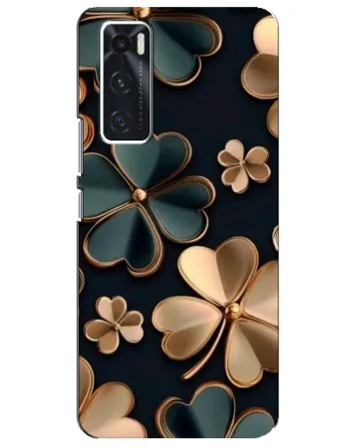 Чехол для Vivo V20 se с картинкой «Клевер в золоте»
