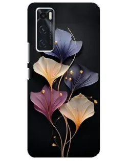 Чехол для Vivo V20 se с картинкой «Лиловые цветы грации»