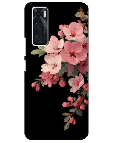 Чехол для Vivo V20 se с картинкой «Розовая ветка сакуры»