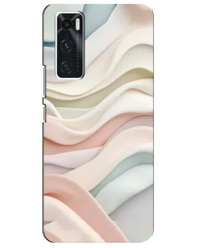 Чехол для Vivo V20 se с картинкой «Пастельные нежные волны»