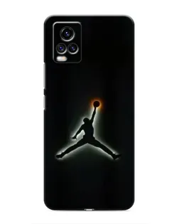 Чехол для Vivo V20 с картинкой «Jordan Gradient Logo» Чехол для Vivo V20 с картинкой «Jordan Gradient Logo»