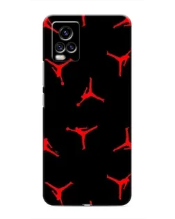 Чехол для Vivo V20 с картинкой «Jordan Red Pattern» Чехол для Vivo V20 с картинкой «Jordan Red Pattern»