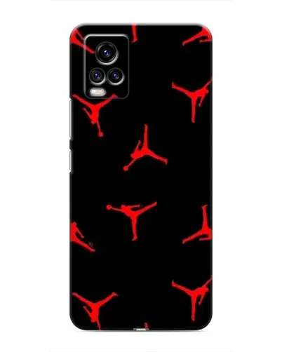 Чехол для Vivo V20 с картинкой «Jordan Red Pattern» Чехол для Vivo V20 с картинкой «Jordan Red Pattern»