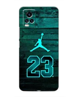 Чехол для Vivo V20 с картинкой «Jordan Cyan 23»