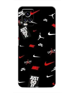 Чехол для Vivo V20 с картинкой «Nike Mix Pattern»
