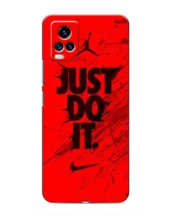 Чехол для Vivo V20 с картинкой «Nike Just Do It»