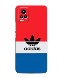 Чехол для Vivo V20 с картинкой «Ретро блоки Adidas»