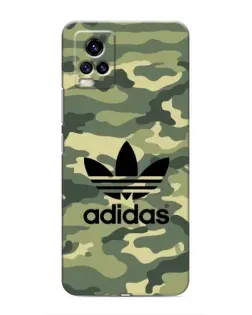 Чехол для Vivo V20 с картинкой «Милитари стиль Adidas»